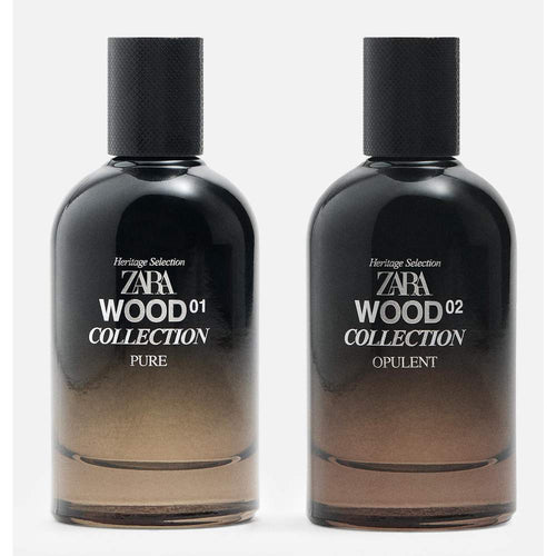 Zara - Wood Collection 01 + 02 Edp Eau De Parfum Zara 2 X 100ml