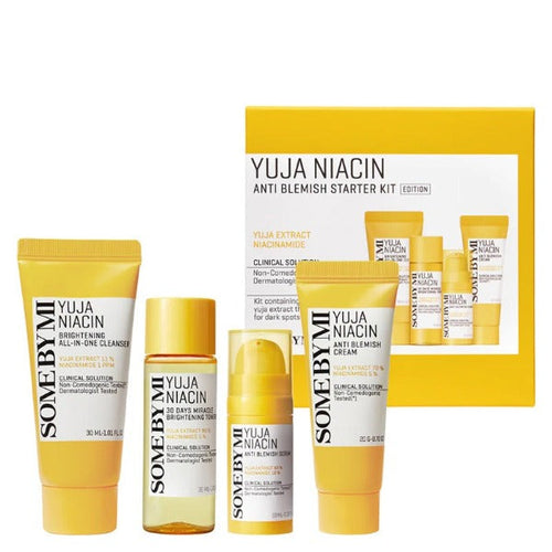 Some By Mi - Yuja Niacin Anti Blemish Strater Kit (4 Items)
