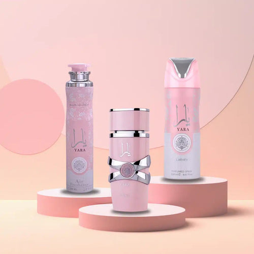 Lattafa - Yara Women Gift Set(a/f 300ml+ Deo 200ml+ 100ml)