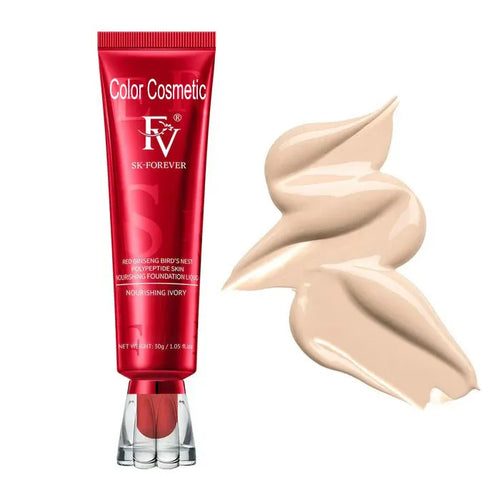 Huxia Beauty New Fv Loose Powder With Puff Pearl Waterproof Matte.makeup Oil-control Base Makeup Sk Foundation 30 Ml