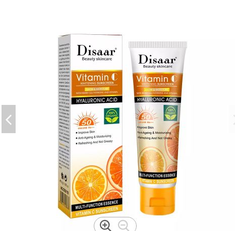 Disaar Summer Spf 50+ Sunscreen Whitening 100% Organic Vitamin C Face Sunscreen 50g Ds5119