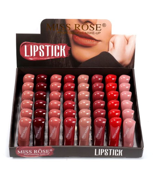 Miss Rose - Pack Of 08 Matt Lipstick For Women And Girls 7301-432z1