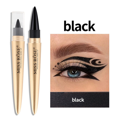 Miss Rose - Gel Eyeliner Pencil Long Lasting Waterline Eyeliner 1.7g - Black