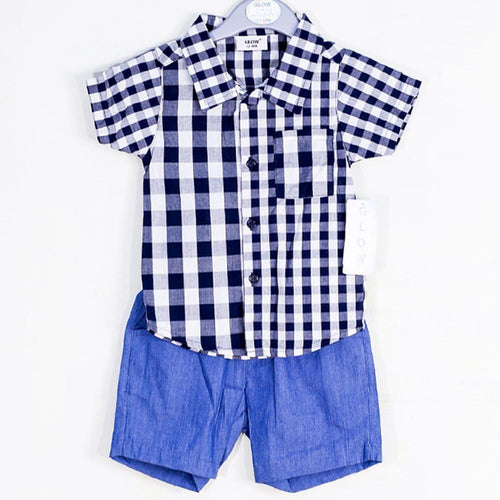 BOYS 2PC KNICKER SUIT MB-32-2-43 MS-20 12-18M