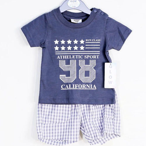 BOYS 2PC KNICKER SUIT MB-32-2-43 MS-20 3-6M