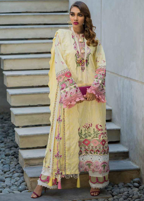 Alif Embroidered Lawn Unstitched 3 Piece Al-06