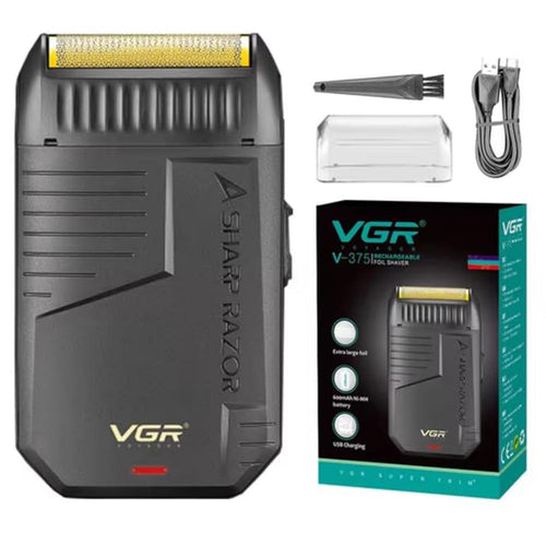 Vgr - V-375 Professional Electric Ultra-thin Shaver Rechargeable Razor For Face Care Beard Trimmer Reciprocating Blade With Usb Travel Shaver