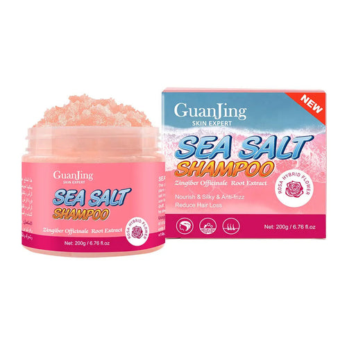 Guanjing Sea Salt Hair Loss Treatment Shampoo Natural Nourish Anti-frizz Shampoo For Hair Care 200g Gj6002