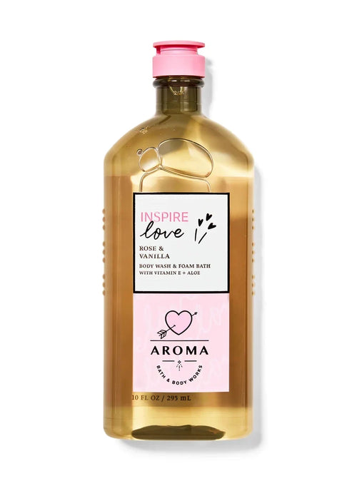 Bath & Body Works - Aromatherapy Love Rose Vanilla Shower Gel