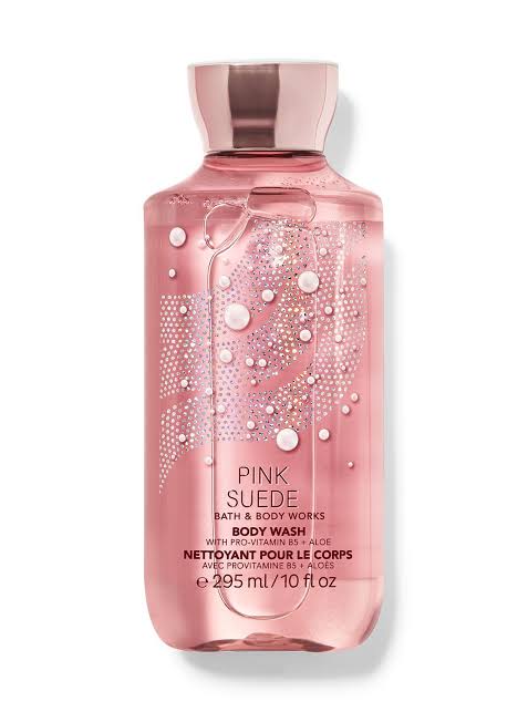 Bath & Body - Works Pink Suede Shower Gel 295ml