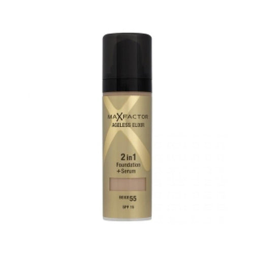 Max Factor - Make Up Ageless Elixir Foundation For Face No. 55 Beige 30 Ml