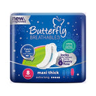 Butterfly Maxi Thick Night Sanitary Pads Extra Long 8Pcs