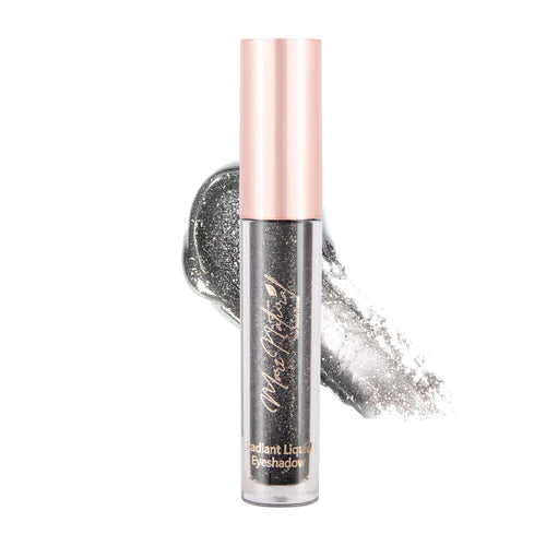 Ecomdyno - Glittery Black - Radiant Liquid Eye Shadow