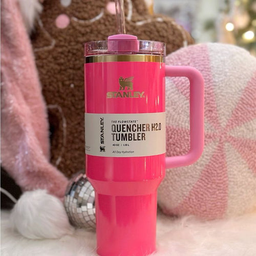 Home.co - Stanley Quencher H2.0 Tumbler 40 Oz - Pink Parade
