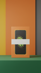 Android smartphone with sleek packaging