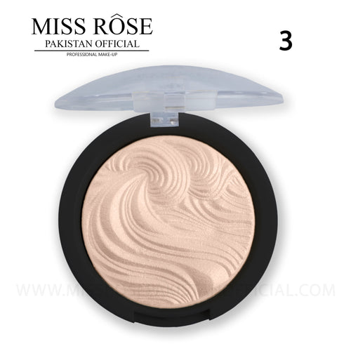 Miss Rose Beauty Professional Baked Highlighter Face Makeup Bronze 6g 7003-026n