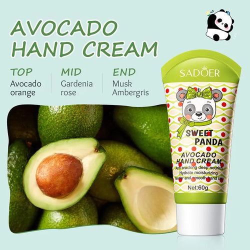 Sadoer - Sweet Panda Avacado Hand Cream Moisturizing