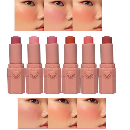 Huxia Beauty 6 Pc Blusher Cream Natural Long Lasting Matte Makeup Blush