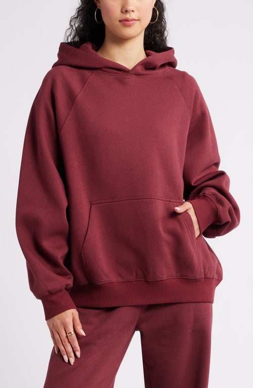 Vybe - Women Basic Hoodie - Maroon