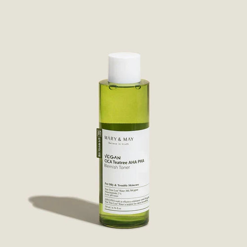 Mary & May - Cica Tea Tree Aha Pha Blemish Toner 200ml