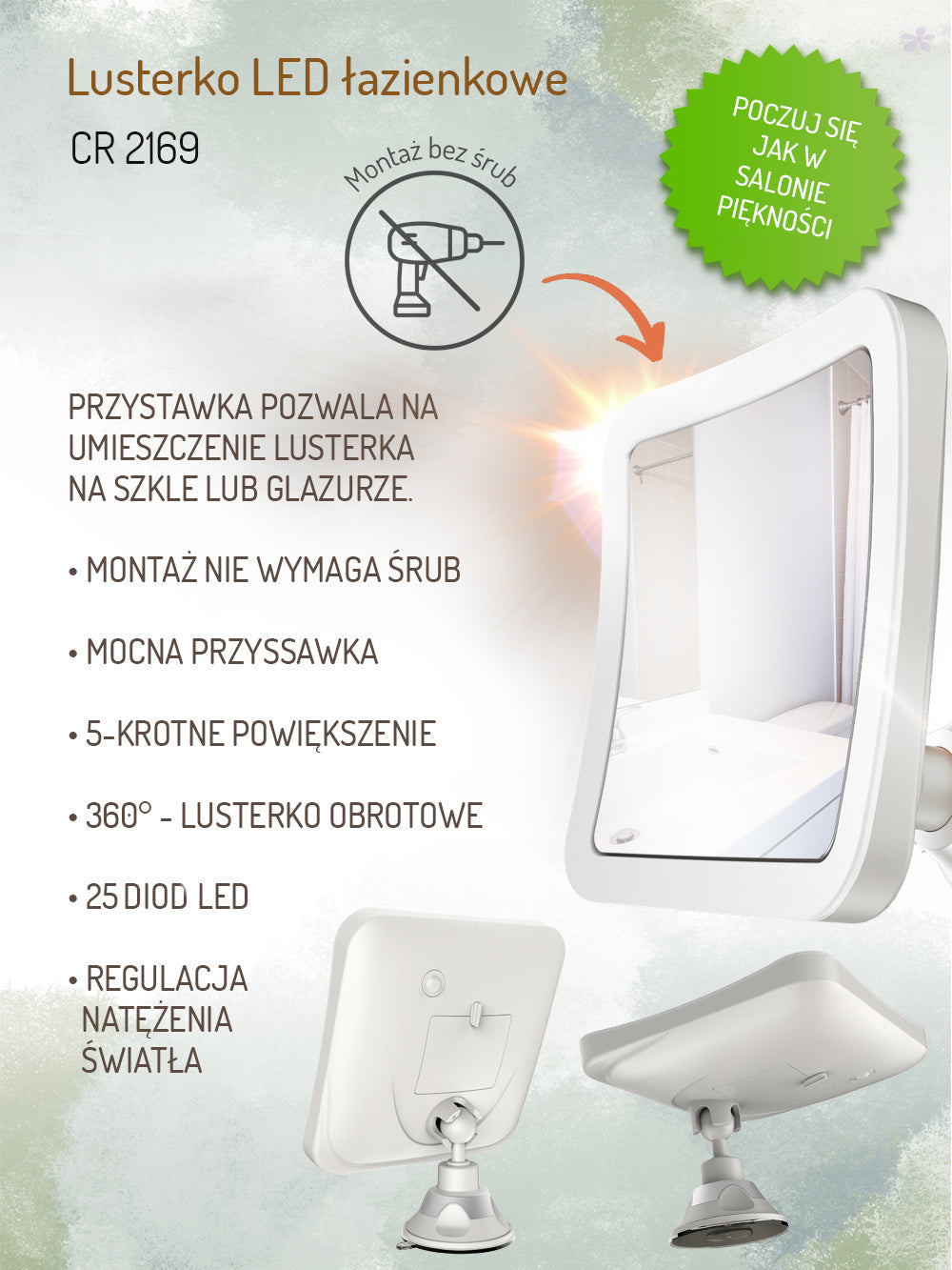 CAMRY BATHROOM LED MIRROR CR2169