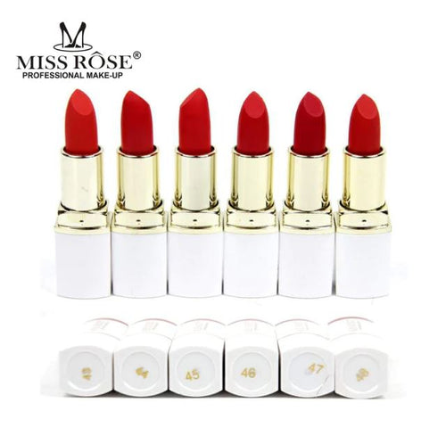 Miss Rose - - Pack Of 4 Makeup Matte Lipstick 3.4g 7301-022yd
