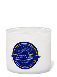 Bath & Body Works Sweet Tea & Lemonade 3 Wick Candles 414gms