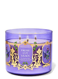 Bath & Body Works Fresh Cut Lilacs 3 Wick Candles 414gms