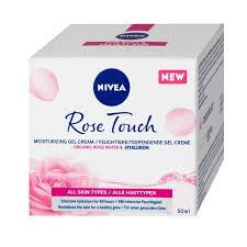 NIVEA ROSE TOUCH MOISTURIZING GEL CREAM 50ML
