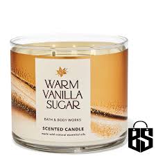 Bath & Body Works - Warm Vanilla Sugar 3 Wick Candles 414gms