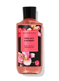 Bath & Body Works- Pink Lily & Bamboo Shower Gel, 295ml