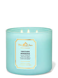Bath & Body Works - Lakeside Morning 3 Wick Candles 414gms