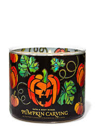 Bath & Body Works - Pumpkin Carving 3 Wick Candles 414gms