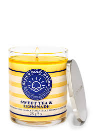 Bath & Body Works Sweet Tea & Lemonade Single Wick Candles 226g