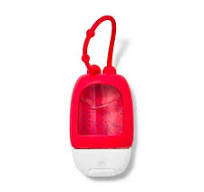 Bath & Body Works Red Plain Sanitizer Holders