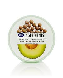 Boots -ingredients Intensive Treatment Mask Avacado & Maxademia 400ml