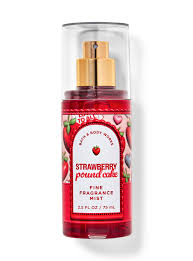 Bath & Body Works - Strawberry Poundcake Travel Size Mist 75ml