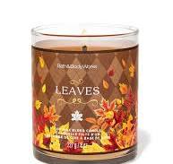 Bath & Body Works Leaves Single Wick Candles 226g