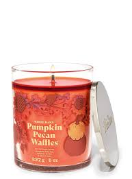 Bath & Body Works - Pumpkin Pecan Waffles Single Wick Candles 226g