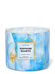 Bath & Body Works Sapphire Quartz 3 Wick Candles 414gms