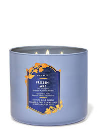 Bath & Body Works - Frozen Lake 3 Wick Candles 414gms