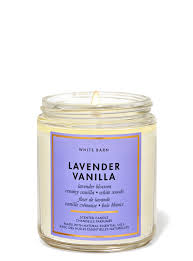 Bath & Body Works - Lavendar Vanilla Single Wick Candles 198g