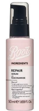 Boots -ingredients Repair Hair Serum With Niacinamide 50ml
