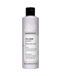 Boots -ingredients Volume Shampoo With Acacia Collagen 250ml
