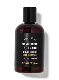 Bath & Body Works - Single Barrel Bourbon Beard And Face Wash Men Grooming Collection 118ml