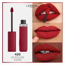 Loreal - Infallible Matte Resistance Liquid Lipstick - 420 Le Rouge Paris
