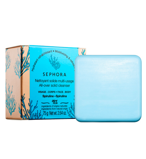 Sephora - All Over Solid Cleanser Spiruline 75g
