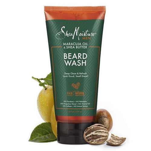 Shea Moisture- Men Maracula & Shea Butter Beard Wash, 177ml