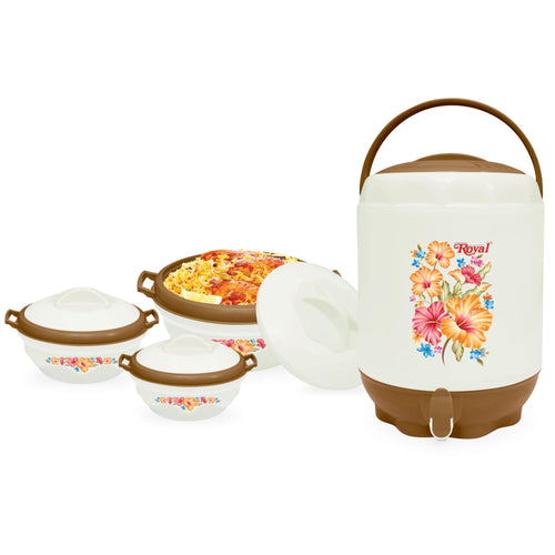 Home.co - Pack Of 4 Hot Pot & Cooler Set (random)