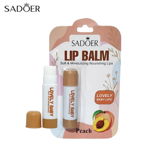 Sadoer - Lovely Lip Balm - Peach
